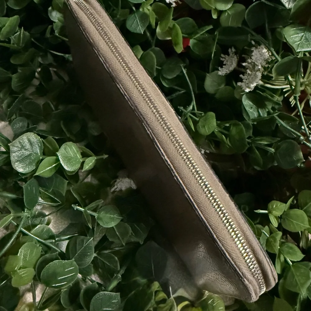 Celine Yellow and Gray Leather Wallet